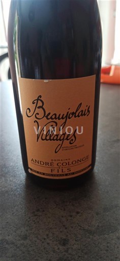 Beaujolais Beaujolais Villages Domaine André Colonge et Fils Lancié Non-Vintage