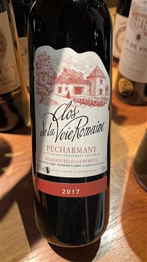 Sydvestfrankrig Pécharmant Clos de la Voie Romaine 2017