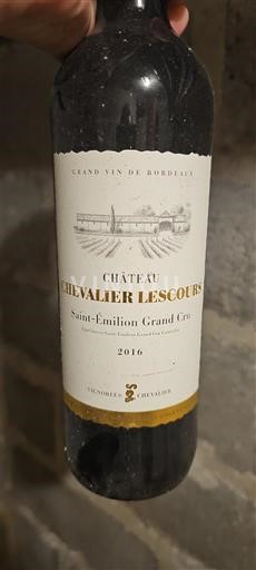 Bordeaux Saint-Émilion Grand Cru Grand Cru Château Chevalier Lescours 2016