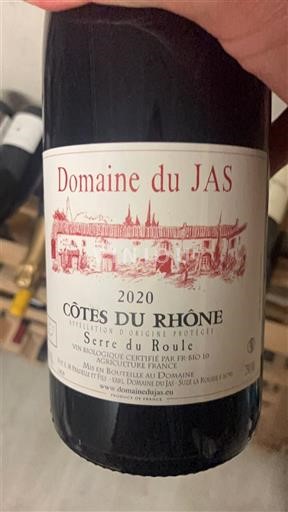 Rhône-dalen Côtes-du-Rhône Domaine Jas Serre du Roule 2020