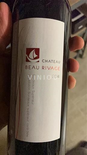 Bordeaux Bordeaux supérieur Château Beau Rivage 2014