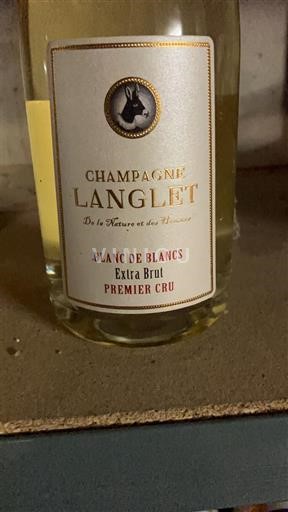 Champagne Šampanské Premier Cru Champagne Langlet Blanc de Blancs Extra Brut Premier Cru Neročník