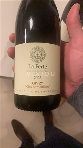 Bourgogne Givry La Ferté Clos de Mortières 2023