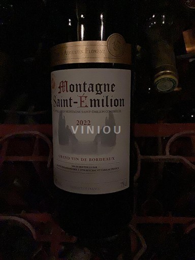 Bordeaux Montagne-Saint-Émilion La Cave d'Augustin Florent 2022