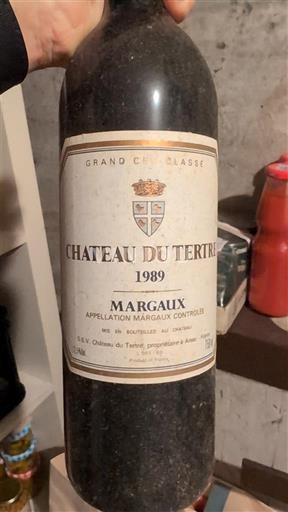 Bordeaux Margaux Grand Cru Château Tertre 1989