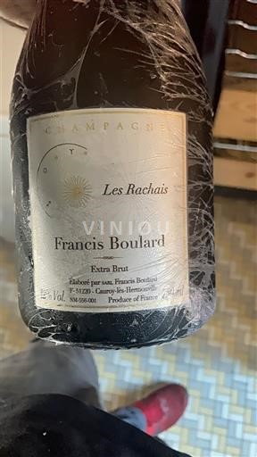 Champaña Champán Francis Boulard Les Rachais 2008