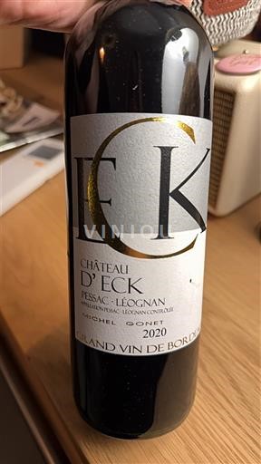 Bordeaux Pessac-Léognan Château Eck 2020