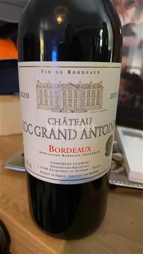 Bordeaux Château Roc Grand Antoine 2019