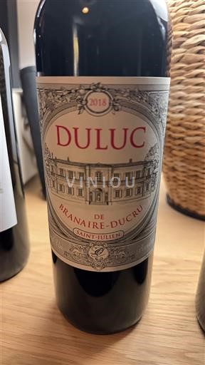 Burdeos Saint-Julien Château Branaire-Ducru Duluc 2018