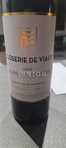 Bordeaux Lalande-de-Pomerol Closerie de Viaud 2020