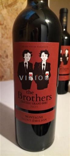 Bordeaux Montagne-saint-émilion Château Grand Bert The Brothers 2021
