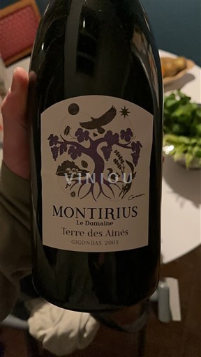 Vallée du Rhône Gigondas Montirius Terre des Aînés 2005