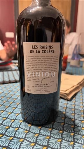 Languedoque Não especificado Jean-Pierre Sérame Les Raisins de la Colère 2018