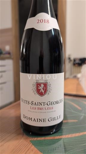 Burgundy Nuits-Saint-Georges Domaine Gille Les Brulées 2018
