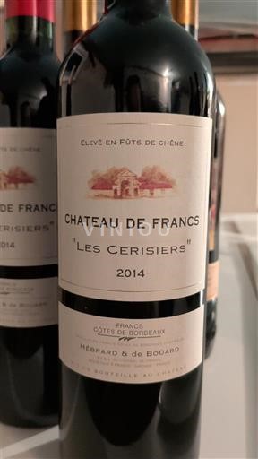Bordeaux Côtes-de-Bordeaux Château Francs Les Cerisiers 2014