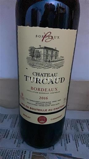 Bordeaux Chateau Turcaud 2016