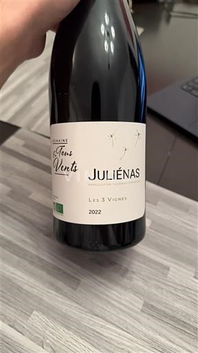 Beaujolais Juliénas Domaine S Fleurs des Vents Les 3 Vignes 2022