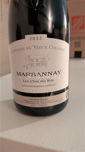 Bourgogne Marsannay Domaine Vieux Collège Les Clos du Roy 2023