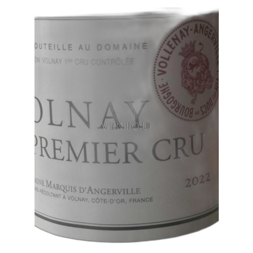 Borgoña Volnay Premier Cru Domaine Marquis d'Angerville Mitan et Piture 2022