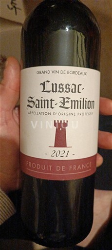 Bordeaux Lussac-saint-émilion Trilles 2021