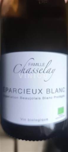 Beaujolais Famille Chasselay Éparcieux Blanc 2023