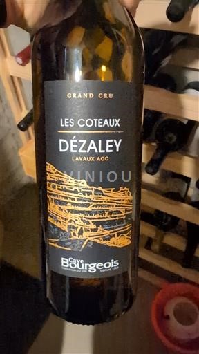 Valais Dôle Grand Cru Cave Bougeois Les Coteaux 2023