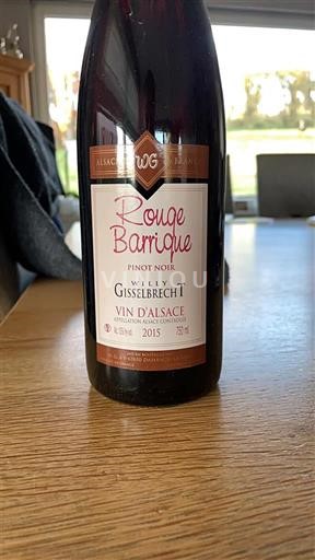 Alsacia Château Willy Gisselbrecht Rouge Barrique 2015