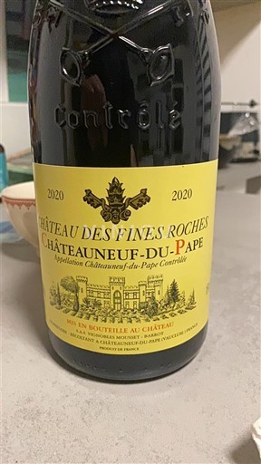 Valea Ronului Châteauneuf-du-Pape Château S Fines Roches 2020