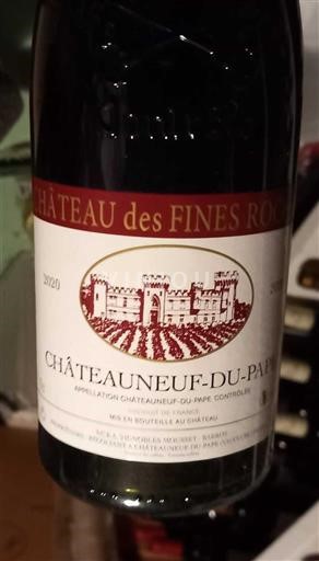 Thung lũng Rhône Châteauneuf-du-pape Château S Fines Roches 2020
