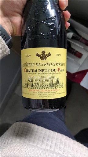 Vale do Ródano Châteauneuf-du-Pape Château S Fines Roches 2020