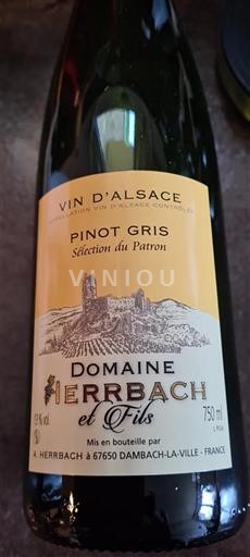 Alsace Domaine Herrbach et Fils Sélection du Patron Không niên vụ