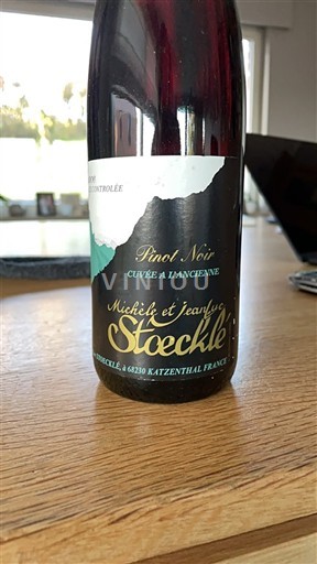 Alsace Pinot noir Stoecklé à l'Ancienne 2013