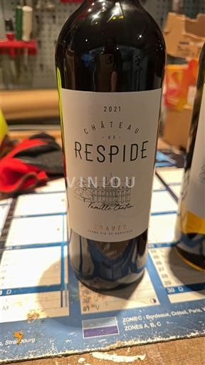 Bordeaux Graves Château Respide 2021