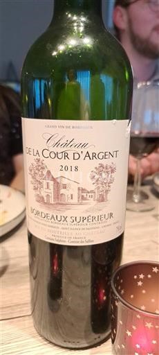 Burdeos Bordeaux superior Château La cour d'argent 2018