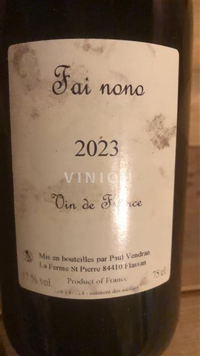 Rhônen laakso Määrittelemätön La Ferme St Pierre Fai nono 2023