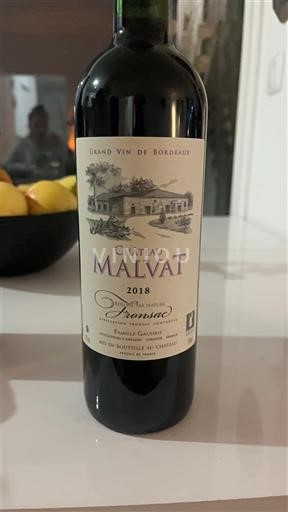Bordeaux Fronsac Château Malvat 2018