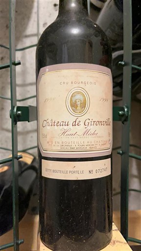 Bordeaux Haut-Médoc Château Gironville 1998