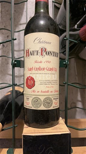 Bordeaux Saint-Émilion Grand Cru Grand Cru Château Haut Pontet 1998