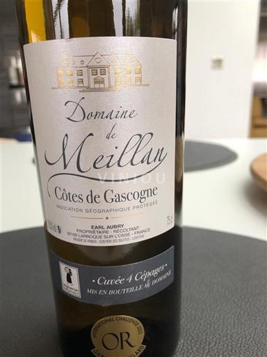 Tây Nam Côtes de Gascogne Domaine Meillan 4 Cépages 2024