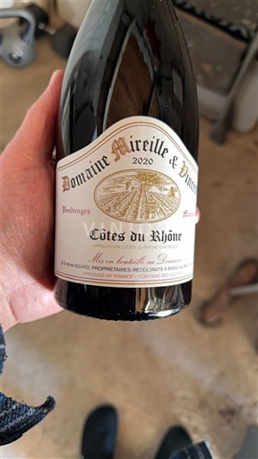 Rhônen laakso Côtes-du-rhône Domaine Mireille et Vincent 2020