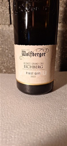 Alsace Pinot grigio Grand Cru Wolfberger Eichberg 2022