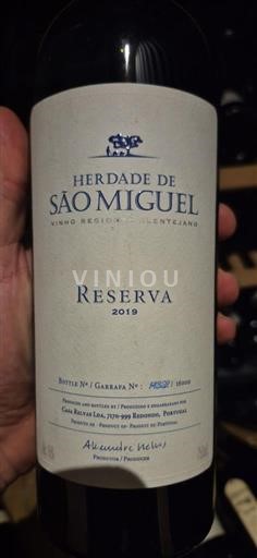 Alentejo Herdade de São Miguel Reserva 2019