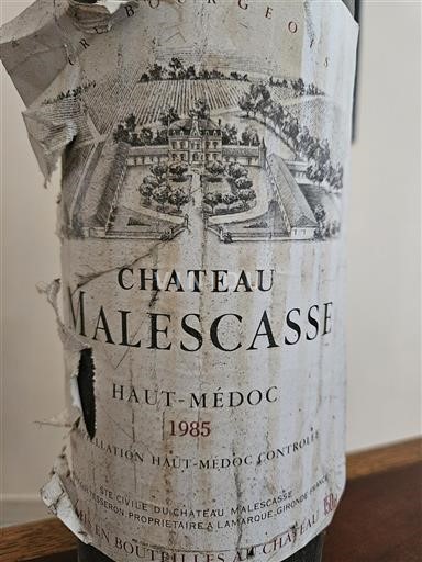 Bordeaux Haut-Médoc Château Malescasse 1985