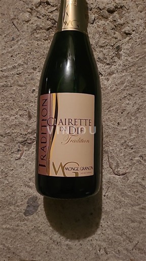 Rhônedalen Clairette de Die Monge Granon Tradition Icke årgångsbetecknad