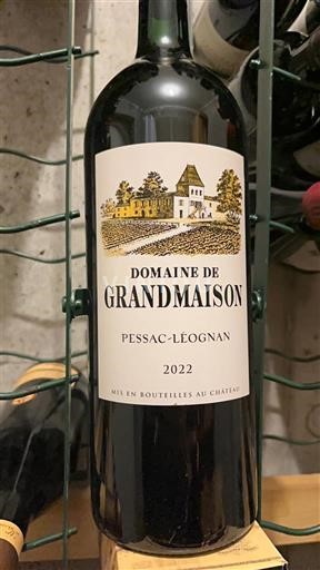 Bordeaux Pessac-Léognan Domaine Grandmaison 2022