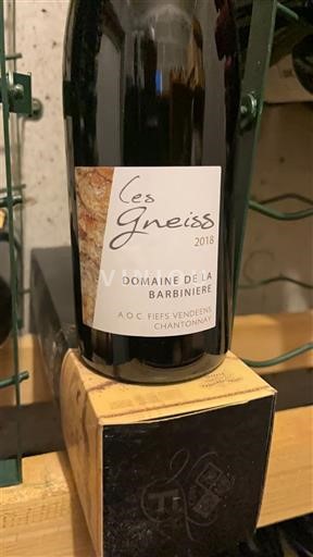 Loiredalen Coteaux-du-Layon Domaine La Barbiniere Les Gneiss 2018