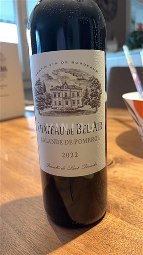 Bordeaux Lalande-de-Pomerol Château Bel-Air 2022