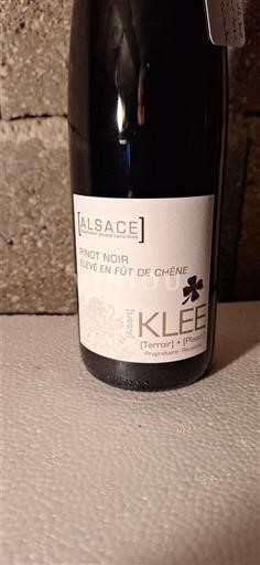 Alsace Pinot noir Klee Pinot Noir Élevé en fût de chêne 2022