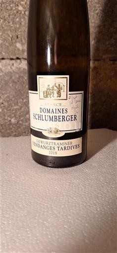 Alzacija Gewürztraminer Vendanges Tardives Domaine Domaines Schlumberger Vendanges Tardives 2018