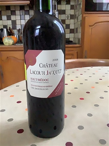 Bordeaux Haut-Médoc Château Lacour Jacquet 2008